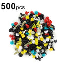 500pcs/set Universal Mixed Car Various Plastic Rivet Fastener Door Push Pin-y