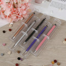 1X pen box plastic transparent case pen holder gift for crystal pen package b MO