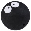 1x Black Face Coal Briquettes Ball Car Antenna Pen Topper Aerial Ball Decor  OZ