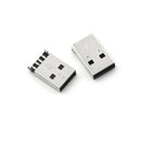 20X USB 2.0 4Pin A Type Male Plug SMT Connector Black SMD Data Transmission T Nw