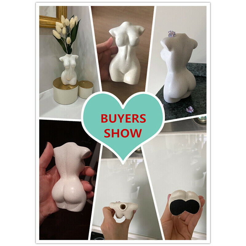 Body Art Design Vase Flower Vase Creative Hobby Vase Planting Machine Home S Hn