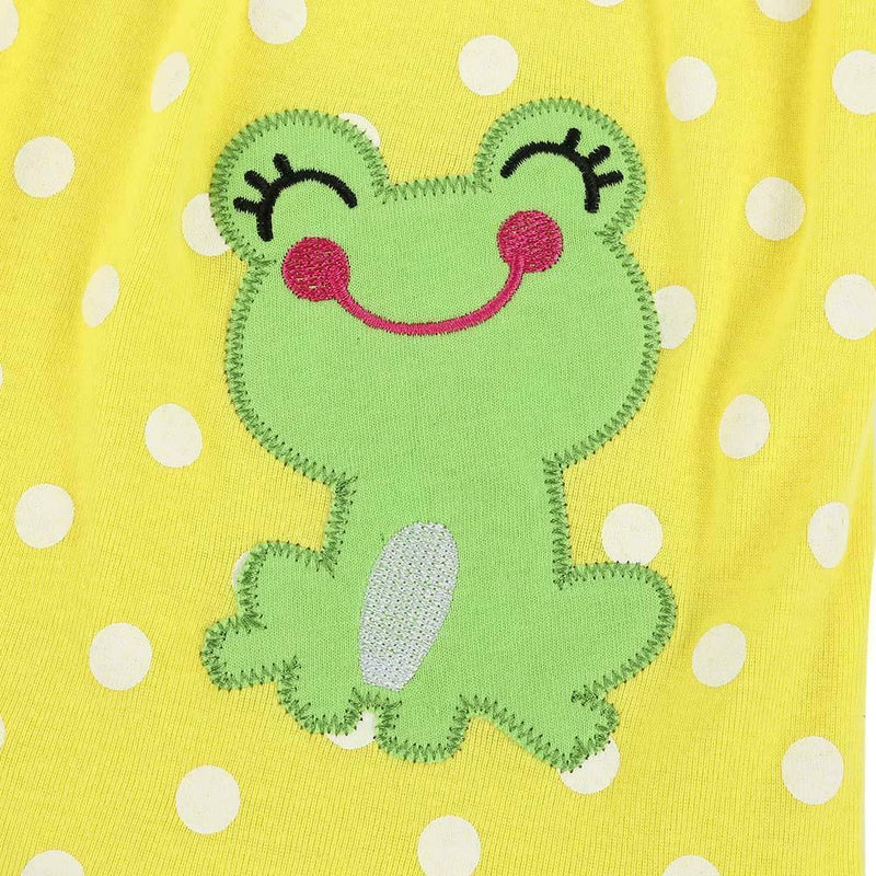 Kids Girl Print Embroidered Dress Summer O Neck Sleeveless Mini Dress (H A