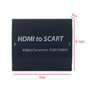 1080P Hdmi To Scart Composite Video Converter Audio Adapter with Usb Cable