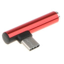 2 Pcs TypeC Male to 3.5mm Headphone Female AUX Adapter Converter