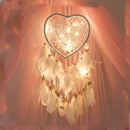 Creative Hollow Heart Dream Catcher Nordic Wedding Car Decor Ornament Pendant