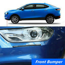 4Pcs Car Carbon Fiber Anti Rub Unique Black Strip Bumper Corner Protector Guard