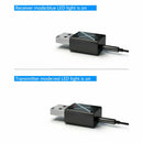 USB Bluetooth 5.0 Adapter Dongle Receiver Wireless Audio Music Stereo For TV PC