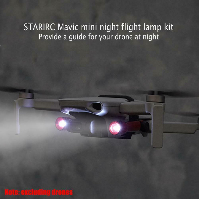 LED Night Flight Light Set Height Searchlight For DJI Mavic Mini Drone Pretty