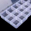 15 compartment transparent visible plastic fishing lure box fishing tackle boxJR