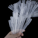 100PCS 3ML Transparent Pipettes Disposable Plastic Eye Dropper Transfer Pipe  Nw