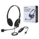 USB Headset Computer with Microphone Noise Cancelling Business Call Center