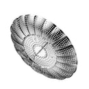 Stainless Steel Steamer Basket Folding Dish for Vegetable Fruits Newest Useful