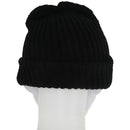 Men's Hat Winter Wool Hemp Cap Hat (black)