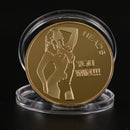 Commemorative Coin Sexy Women Big Winner Charming Collection Arts Gifts Souven &