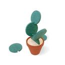 Cup Cactus Potted Coasters Table Decoration Novelty Table Decor Insulat Mat G5M9