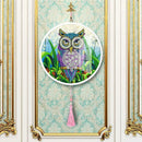 Owl DIY Diamond Painting Pink Tassels Special Shape Drill for Home Pendants