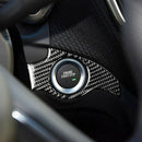 Carbon Fiber For Chevrolet Equinox 17-19 Car Ignition Engine Start Button T Q3A2