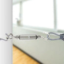 6x M4 Stainless Steel Turnbuckle Rope Wire Rigging Tension Tightener Hook