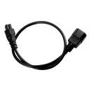 New C14 Male To C5 Female C14-C5-Cable 60cm 3 Prong 0.75 Square Replacement