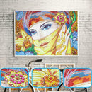 5D DIY Special Shaped Diamond Painting Beauty Cross Stitch Mosaic Kit Decor