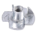80 Pcs/set M3 M4 M5 M6 M8 Zinc Plated Four Claws Nut Speaker Nut T-nut Blin V7M1