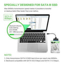 USB 3.0 To SATA 22Pin SSD 2.5 Inch HDD SSD Hard Disk Drive Adapter Cable New
