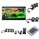 1x Remote Control RGB 36LED Pond Spotlight Underwater Aquarium Fish Tank