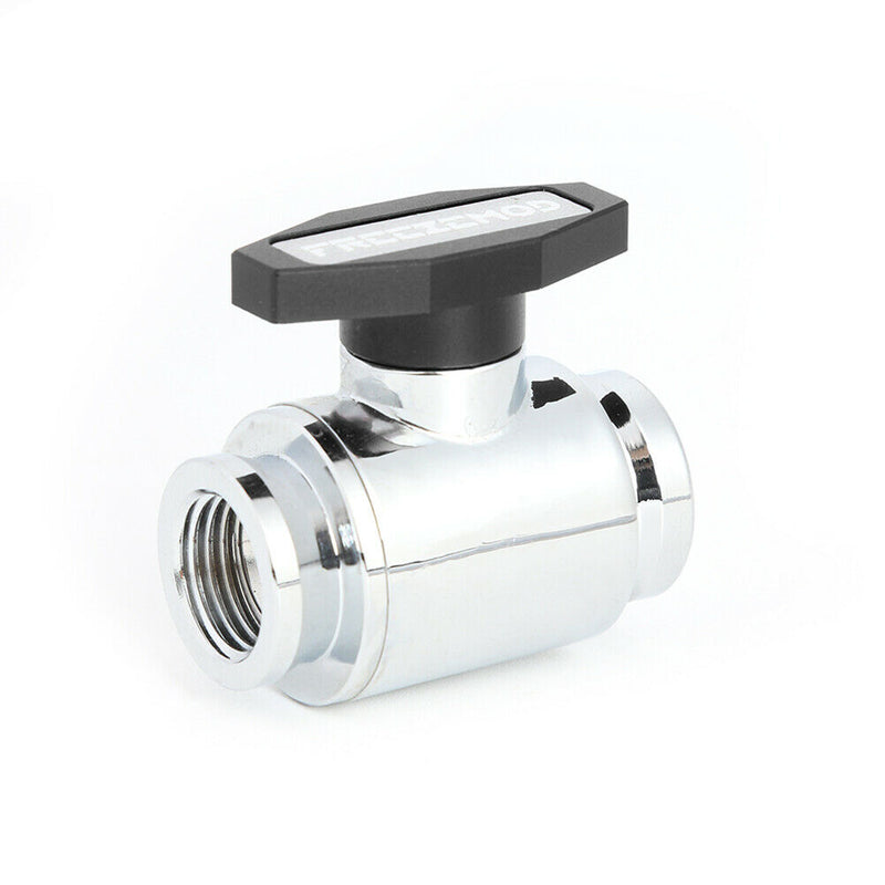 G1/4 Thread Vent Valve Water Ball Valve for PC Water Cooling System (Black) A