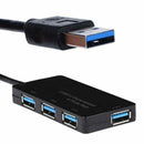 LED Indicate 5Gbps High Speed 4 Ports USB 3.0 HUB Splitter Adapter For PC Laptop