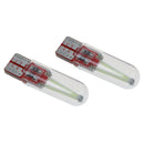 2pcs T10 194 168 W5W COB LED Canbus Glass License Plate Width Light Blue b BX