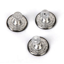 Jeans Glossy Buttons Hammer on 20mm Pack of 12 Sets DIY Replacement Black