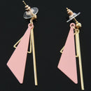 Pink On Earrings None Pierced Ear Cuff e Geometric Irregular I4R8