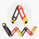 Ulac 4 Digit Combination Password Bicycle Lock Folding Bike Lock Steel Lock F4X8