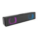 A4 6W RGB USB Wired Sound Bar PC Home Theater TV Stereo Surround Speaker