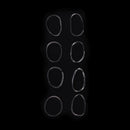 1000Pcs Clear Ponytail Holder Elastic Rubber Band Hair Ties Ropes Transparent TO