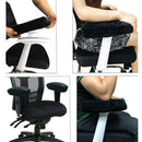Black Chair Armrest Covers Elastic Protector Chair Arm Cover 35x9cm 1 Pair