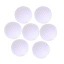 6pcs Golf Practice Balls Plastic Hollow Out Sports White Round Golf Balls
