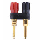 for Speaker Amplifier Dual 2-way Banana Plug Jack Terminal Extended Binding Post
