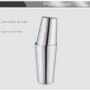 Boston Double Shaker Bar Tools Bpa Free Stainless Steel 304 High-End 9 Piec