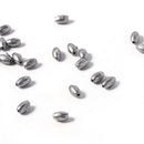 50PCS/set Pure Lead Olive Shape Sinker Outdoors Drain Fishing Making Supplies