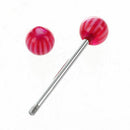 20 x Colorful Women Tongue Ring Bar Stud (Random Color)