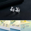 Butterfly Earrings Women's Fashion Diamond Earrings Gifts Jewelry Weeding E2F0