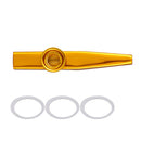 Kazoo Metal Musical Instrument Portable for Beginner Music Lover Kid Party Gift