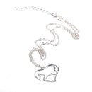Fashion Jewelry Animal Horse Zinc Alloy Chain Pendant Necklace for Men  FT