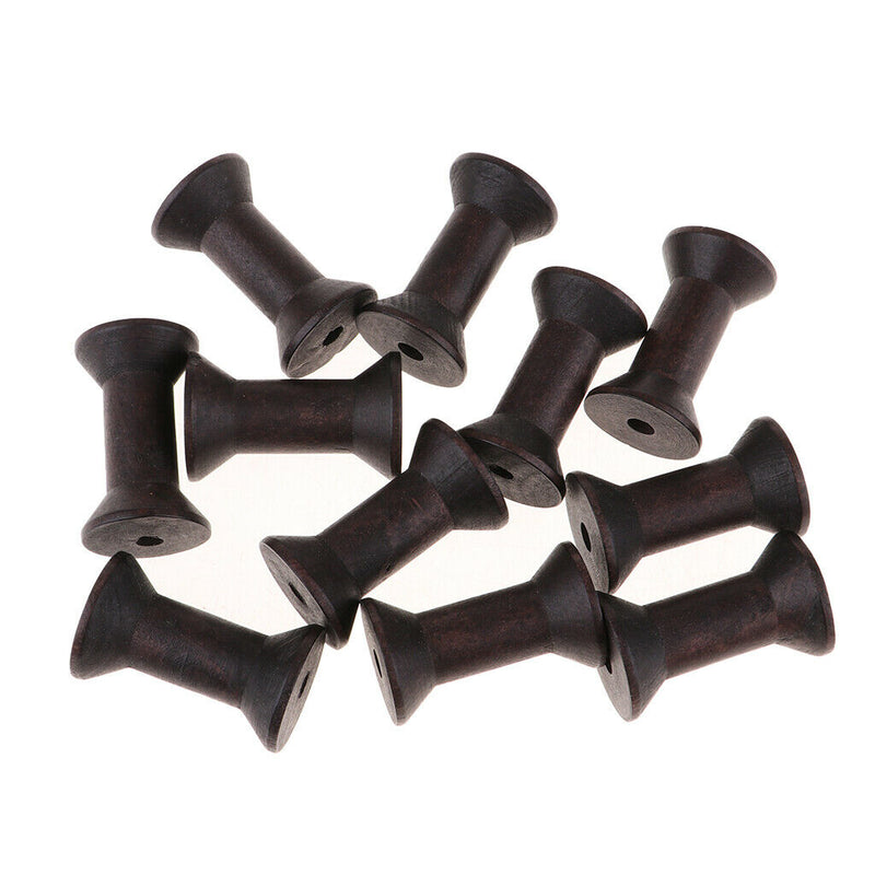 10pcs Craft Wooden DIY Sewing Tool Wooden Spool for Handmade Craft String Twine