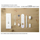 Portable LED Bookmark Light 0.25mm Ultra Thin Card Flashlight Reading Lamp ST971