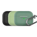 New Silicone Cover Earphone Pouch Silicone Case For AirPods Pro, Black
