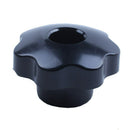 M8 x 50mm Diameter Thread Clamping Star Knob Black Replacement 2pcs Y4V7