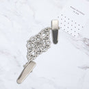 5X(Women Cardigan Sweater Blouse Pin Shawl Brooch Flower Clips Shirt Colla F5V4)
