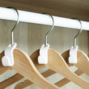 30pcs Plastic Wardrobe Space-saving Stack Hanger Hooks Coat Closet Hanger Ra Kw